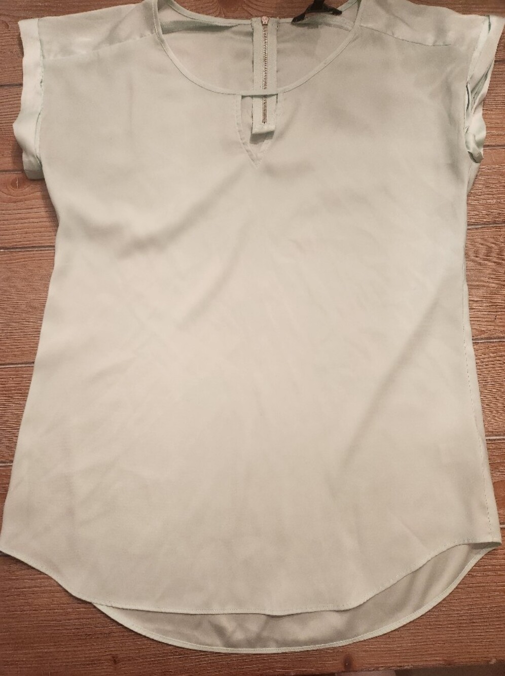 Women's Light Mint Cap Sleeve Blouse by Express